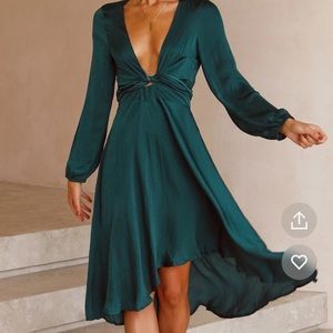 Billy J Starry Nights Dress - Emerald